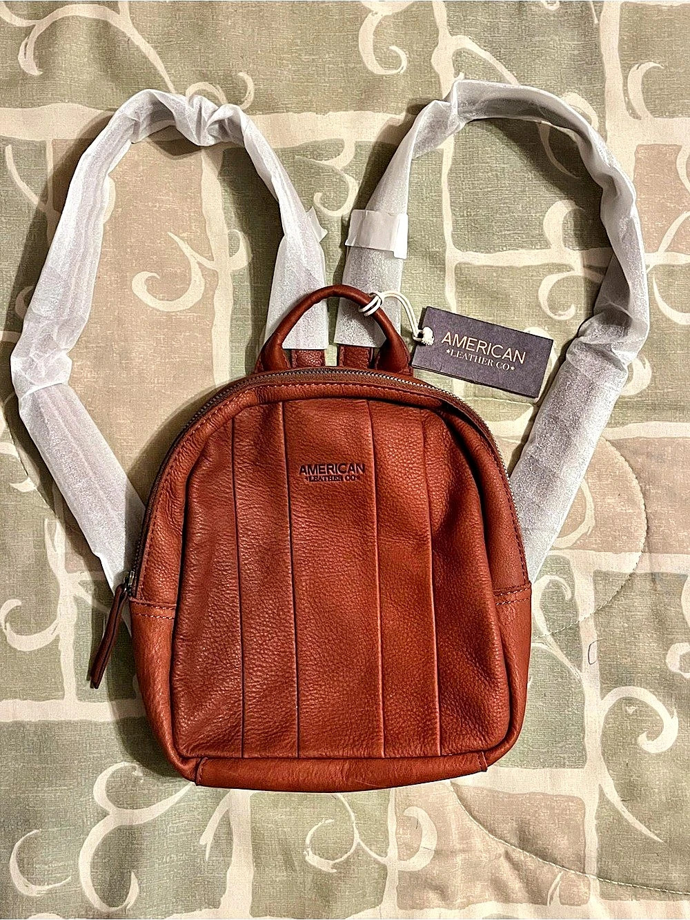 American Leather Co. Denise Backpack. Leather Backpack in Brown NWT